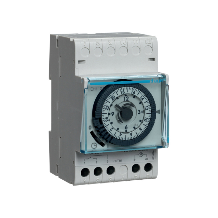 Analogni tajmer bez rezervnog hoda, dnevni, 1 preklopni kontakt 16A 24V AC/DC