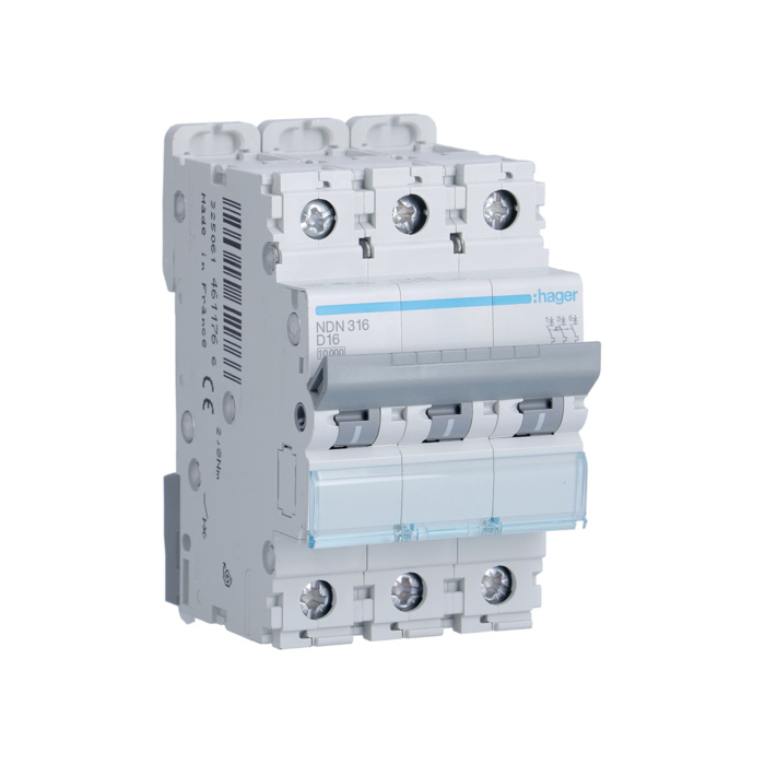 Automatski osigurač 16A, 3-polni, D, 10kA