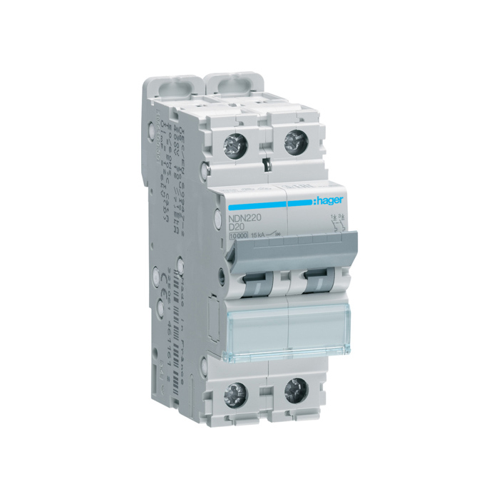Automatski osigurač 20A, 2-polni, D, 10kA