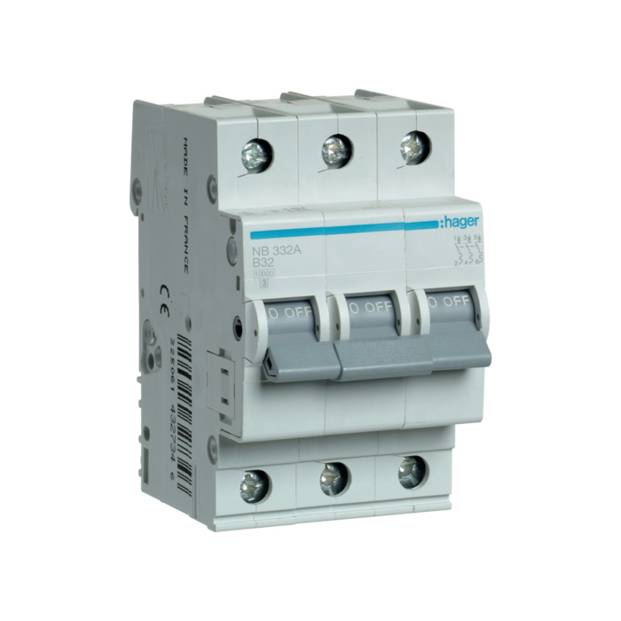Automatski osigurač 32A, 3-polni, B, 10kA
