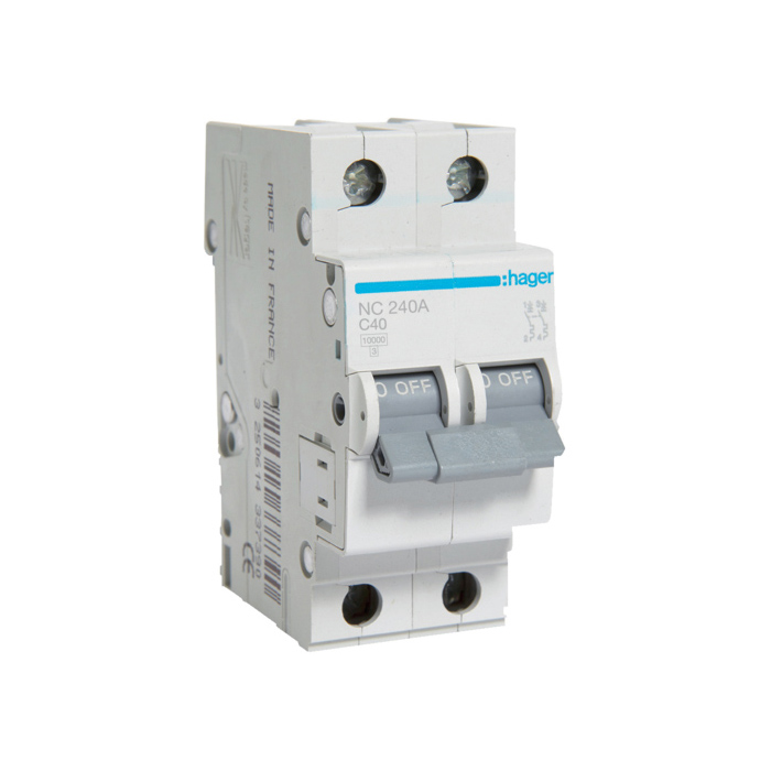 Automatski osigurač 40A, 2-polni, C, 10kA