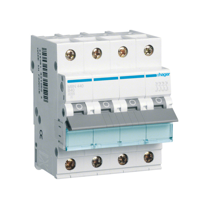 Automatski osigurač 40A, 3-polni + N, B, 6kA