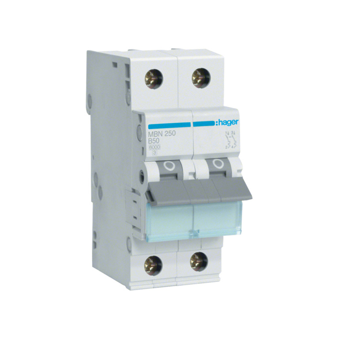 Automatski osigurač 50A, 2-polni, B, 6kA