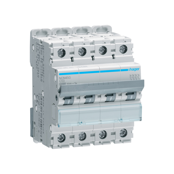 Automatski osigurač 50A, 4-polni, C, 10kA