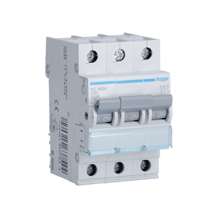 Automatski osigurač 63A, 3-polni, C, 10kA