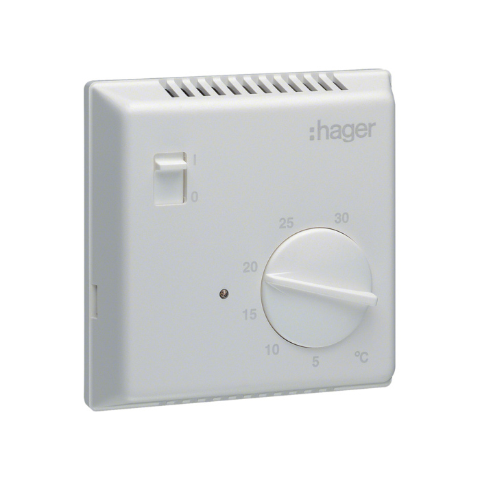 Bimetalni termostat sa otvorenim kontaktom i ručnim prekidačem, 1NO 