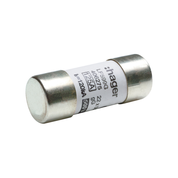 Cilindrični rastalni osigurač (uložak), 22x58 GL 125A