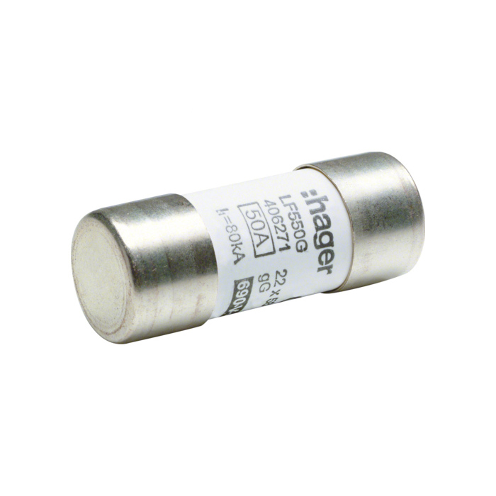 Cilindrični rastalni osigurač (uložak), 22x58 GL 50A
