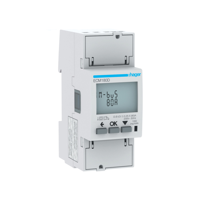 Digitalno brojilo monofazno direktno, 80A MBUS MID