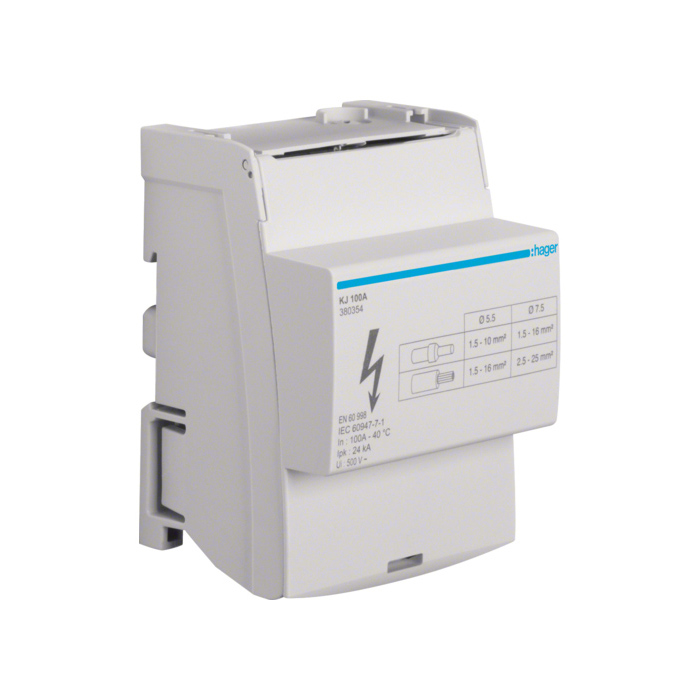 Distributivni blok 4-polni, 100A