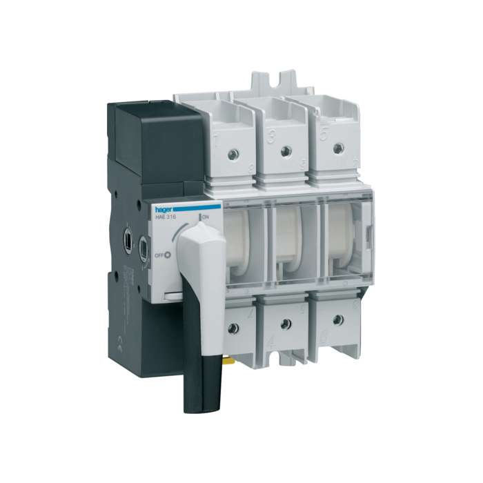 Rastavljač snage 3-polni, 160A, 6,2mod. kleme 70mm² masivna žica