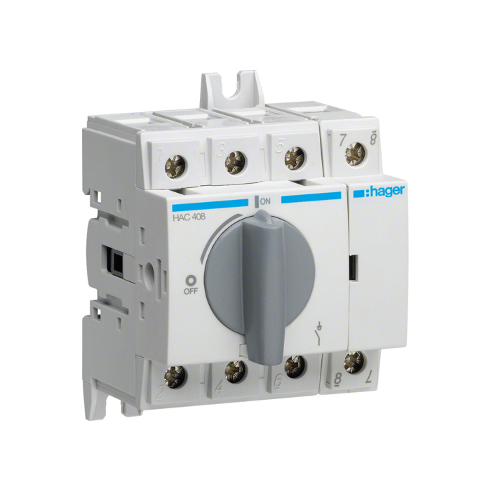 Modularni prekidač rastavljač 4-polni, 80A, 4mod. kleme 35mm² masivna žica