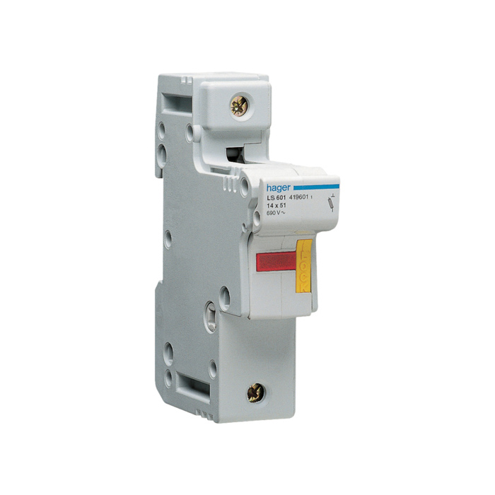 Nosač osigurača 1P, 2-50A, 690V, uložak 14x51