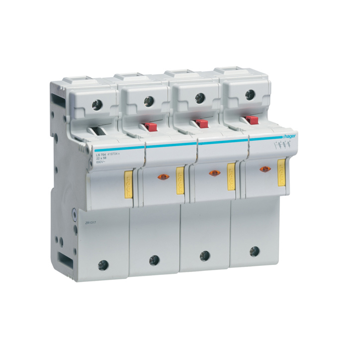 Nosač osigurača 3P+N, 16-125A, 690V, uložak 22x58