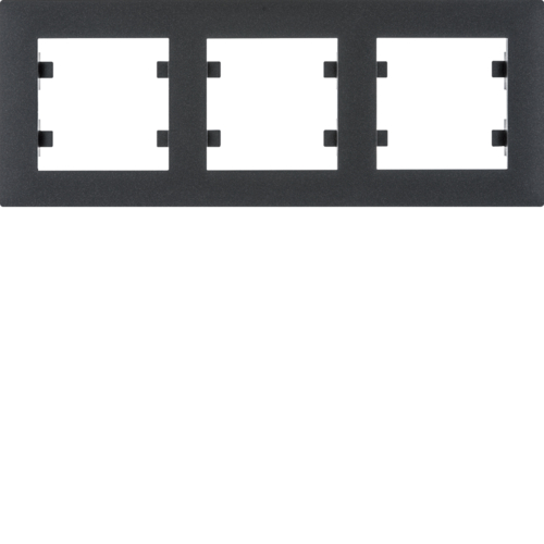 Okvir 3-struki horizontalni Intense - crna