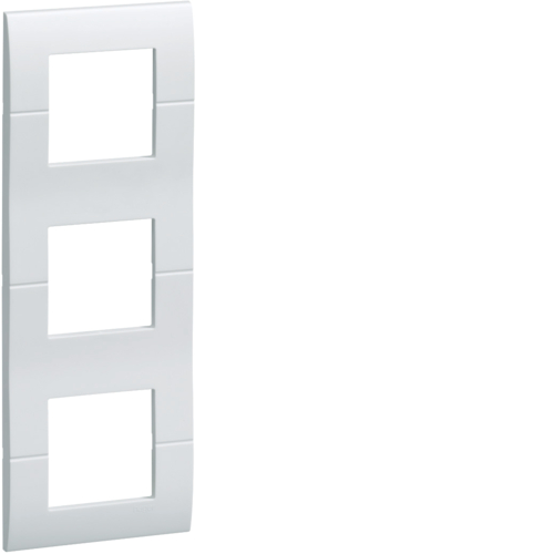 Okvir 3-struki vertikalni 3 x 2 modula, bela boja