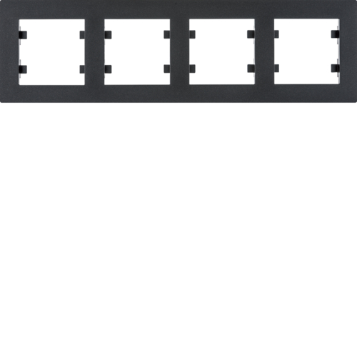 Okvir 4-struki horizontalni Intense - crna