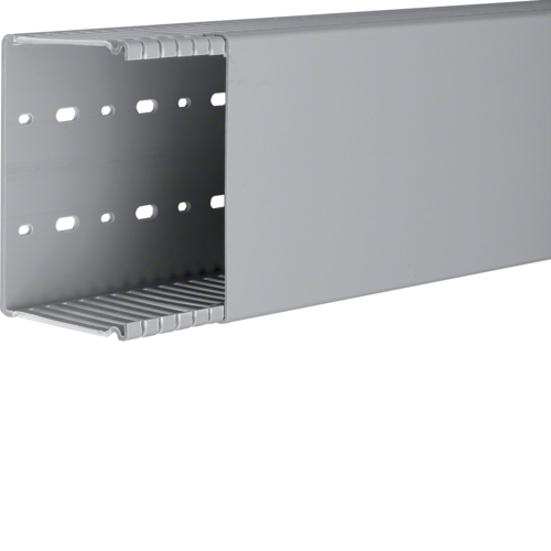 Perforirani kanal sa poklopcem dimenzija (VxŠ): 80x120 mm, dužine 2m, siva