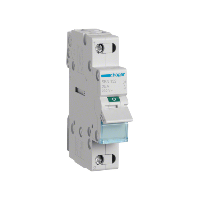 Prekidač snage 1-polni, In=32A, 1 modul, montaža na DIN šinu