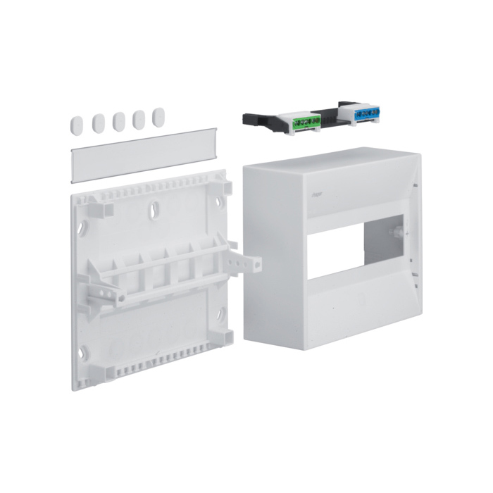 Razvodni mini ormar nadgradni, 10 mod, 180x218x82 mm