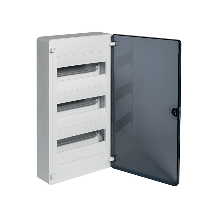 Razvodni ormar GOLF nadgradni, 3-redni, 36 modula, prozirna vrata