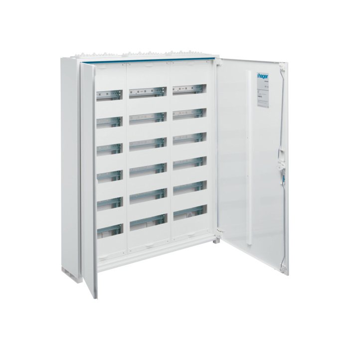 Razvodni ormar nadgradni  sa  PE/N klemama, 216 modula, 950x800x161 mm, dvokrilni