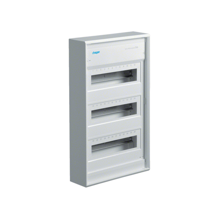 Razvodni ormar Volta nadgradni, 3-redni, 36 modula, bez vrata