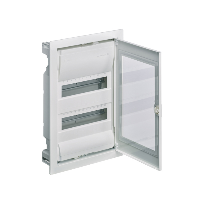 Razvodni ormar VOLTA ugradni, 2-redni, 24 modula, prozirna vrata