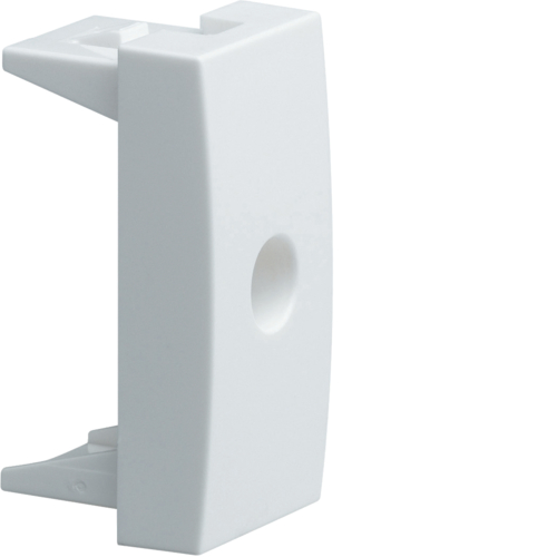 Slepi poklopac sa izlazom za žicu 1M, bela boja