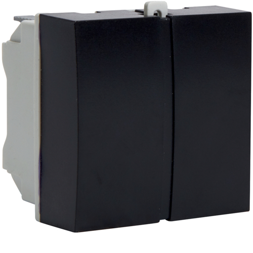 Taster potezni 1NO.+1NC. 2M, crna boja