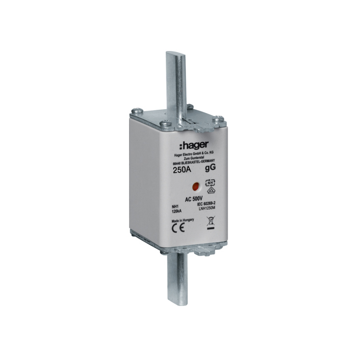 Topljivi uložak NH1, gG, 250A, 500V,sa indikacijom stanja