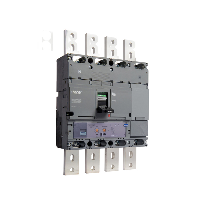 Učinski prekidač x1000, 4P, 70kA,  1000A LSI