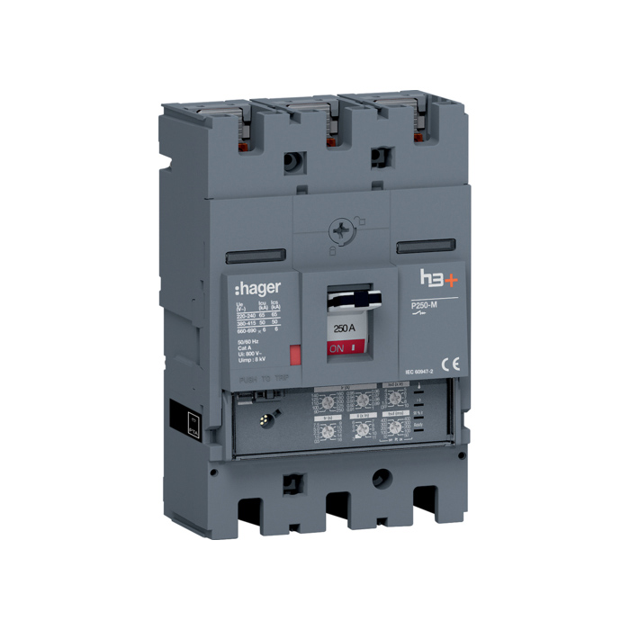 Učinski prekidač x250 podesivi, 3P, 50kA,  250A LSI