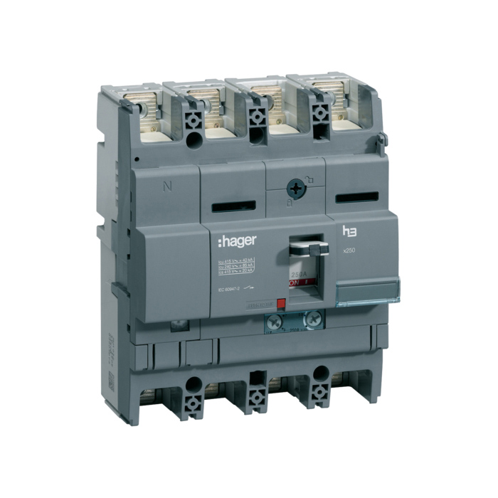 Učinski prekidač x250 podesivi, 4P, 40kA,  250A TM