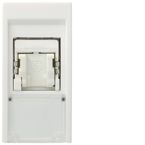 Utičnica računarska, RJ45 Cat.6 FTP, 1M, bela boja