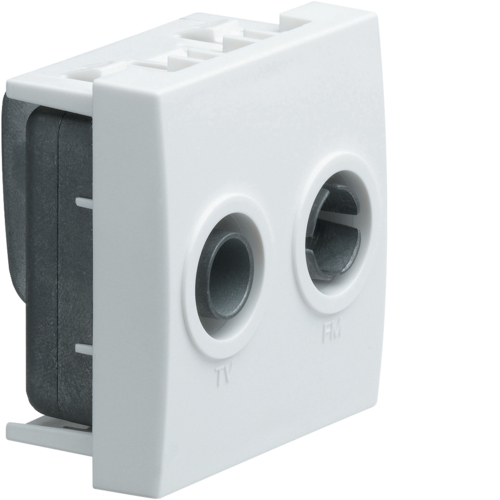 Utičnica RTV završna 2M, bela boja