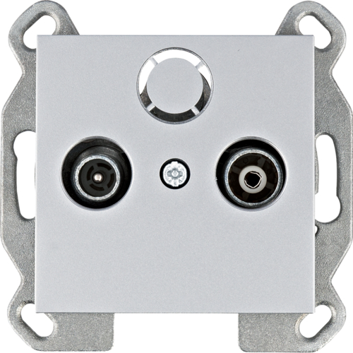 Utičnica RTV završna - siva