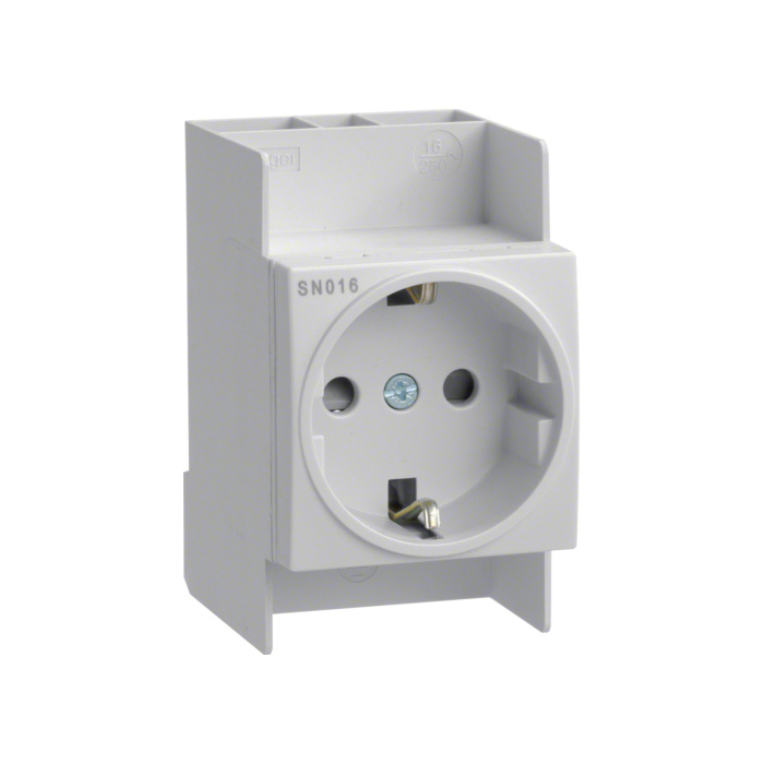 Utičnica sa zaštitnim kontaktom (za ugradnju u RO), Uprim=250V, In=10/16A