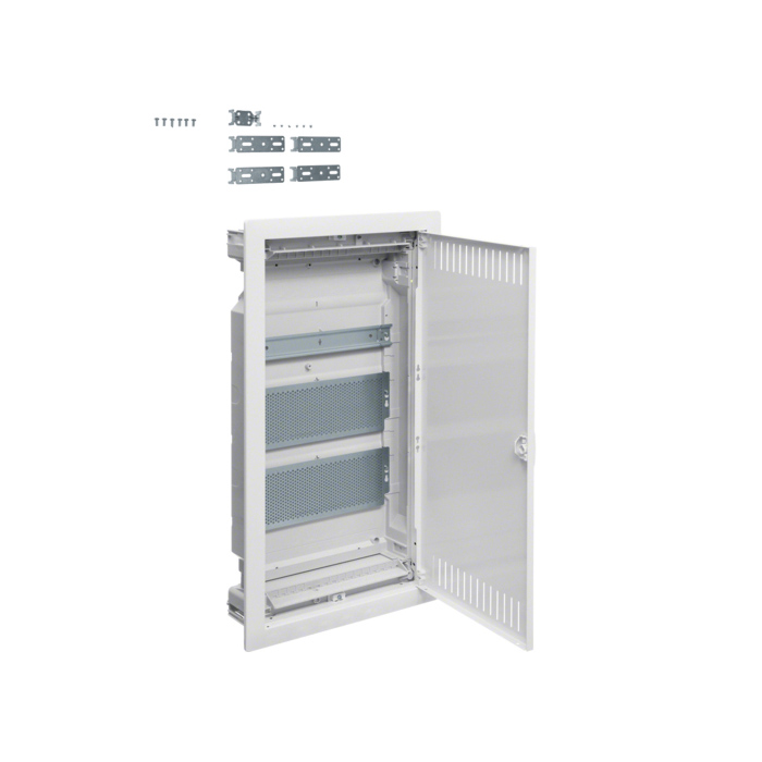 Volta multimedija osnovni model ugradni, 1 x DIN, 2 x perforirana ploča