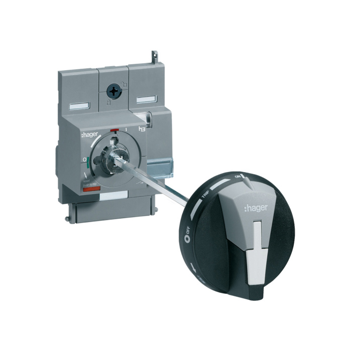 Zakretna ručica x160, montaža na vrata ormara