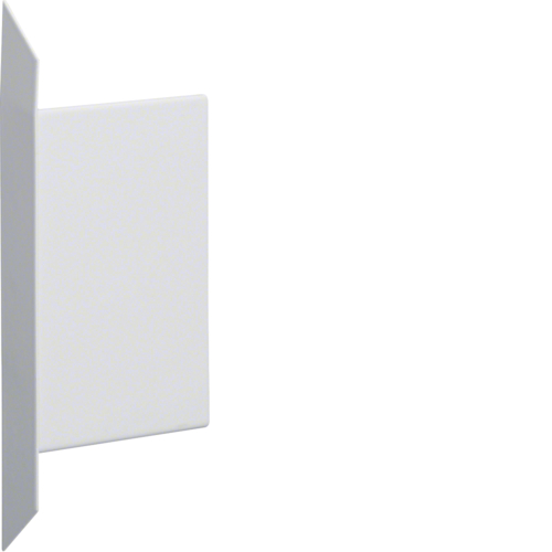 Završna plata za BIKS čelični kanal 12,5mm beli