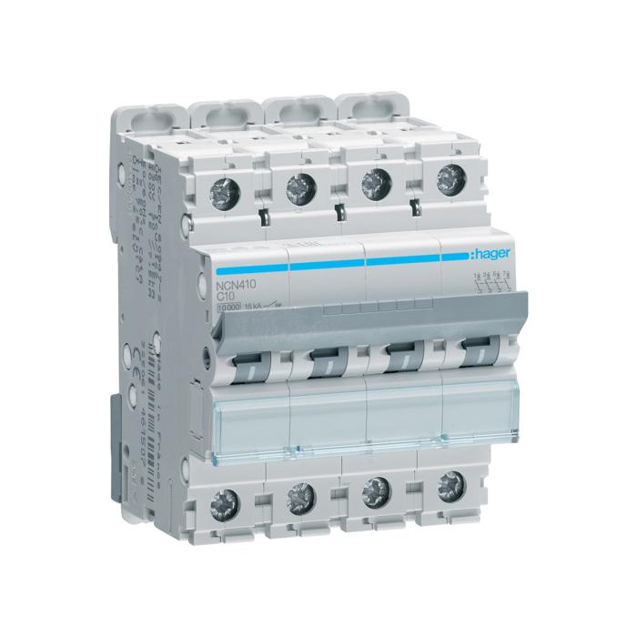 Automatski osigurač 10A, 4-polni, B, 10kA