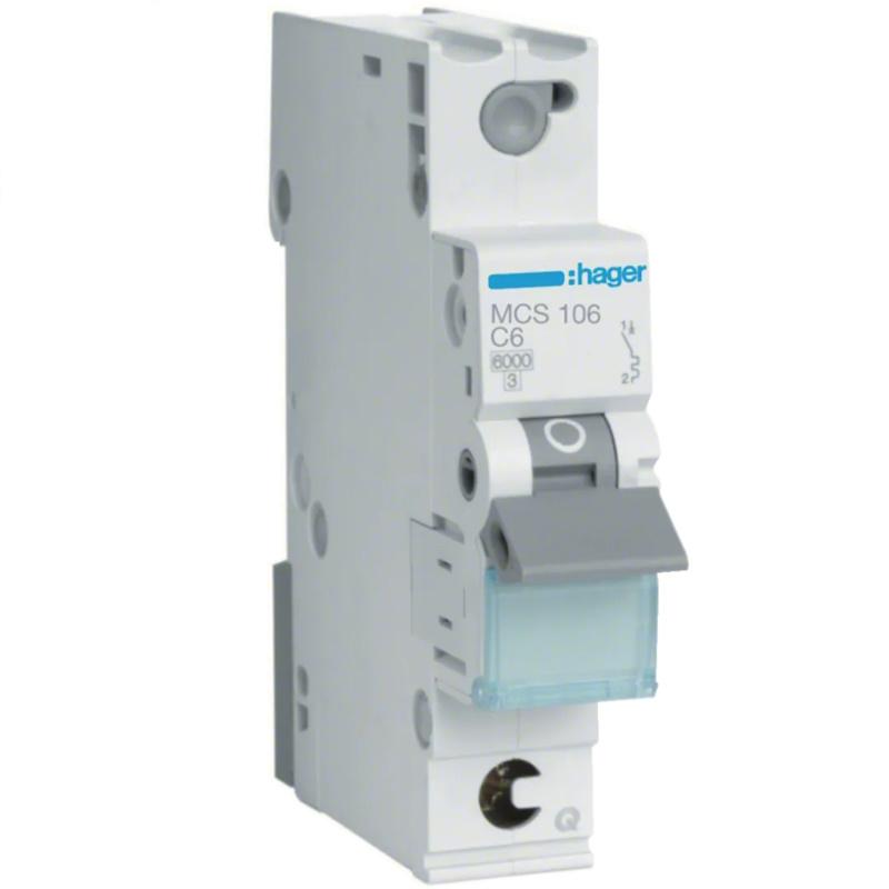 Automatski osigurač 1p 6KA B-6A Quick Connect 1M