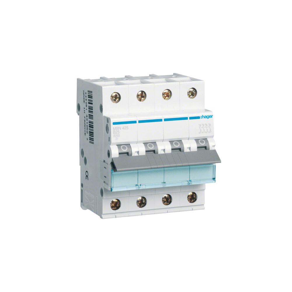 Automatski osigurač 25A, 3-polni + N, B, 6kA 