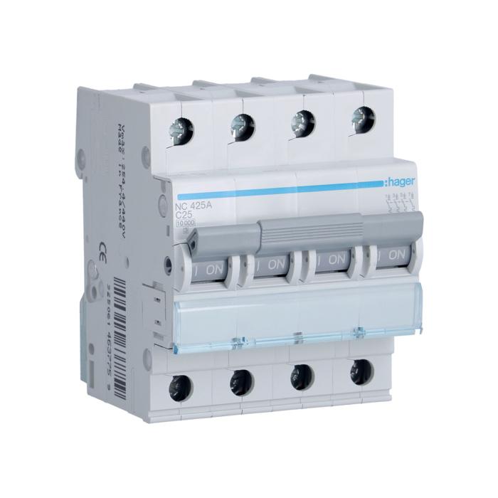 Automatski osigurač 25A, 4-polni, B, 10kA