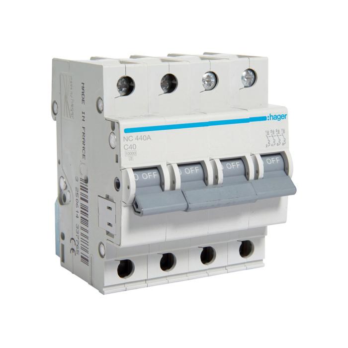 Automatski osigurač 40A, 4-polni, B, 10kA