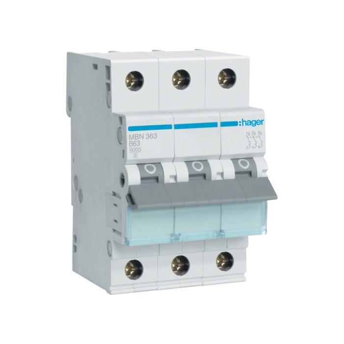 Automatski osigurač 63A, 3-polni, B, 10kA