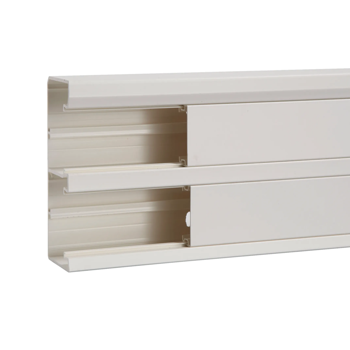 Dvodelni parapetni kanal PVC, dimenzija 54x134mm, beli - cena je po m -