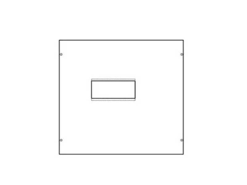Konstruktivni element za učinske prekidace x1000 sa motornim pogonom, ZK II,600x800 mm
