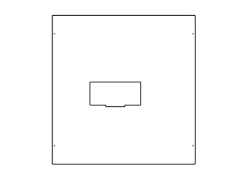 Konstruktivni element za učinske prekidace x1600, vertikalna montaža, ZK II, 600x600 mm